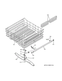 03 - Upper Rack Assembly parts for Ge Dishwasher GLC4100N10WW from AppliancePartsPros.com