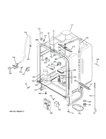 02 - Body Parts parts for Ge Dishwasher GLDL560N10SS from AppliancePartsPros.com