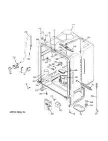 02 - Body Parts parts for Ge Dishwasher GLC4100N00WW from AppliancePartsPros.com