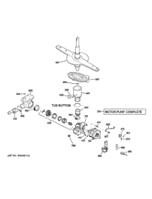 03 - Motor-Pump Mechanism parts for Ge Dishwasher GSC3500N00WW from AppliancePartsPros.com