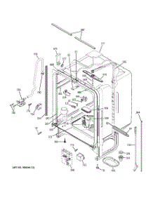 02 - Body Parts parts for Ge Dishwasher GLD6800N10WW from AppliancePartsPros.com