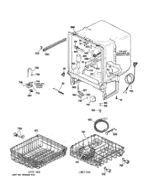 02 - Body Parts parts for Ge Dishwasher GSD2301N00WW from AppliancePartsPros.com