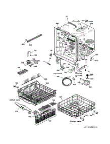 02 - Body Parts parts for Ge Dishwasher GSD5760G00SS from AppliancePartsPros.com