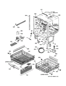 02 - Body Parts parts for Ge Dishwasher GSD5030D00WW from AppliancePartsPros.com