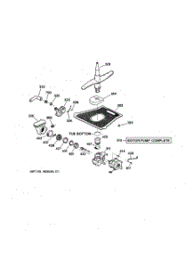 03 - Motor-Pump Mechanism parts for Ge Dishwasher GSD5030D00WW from AppliancePartsPros.com
