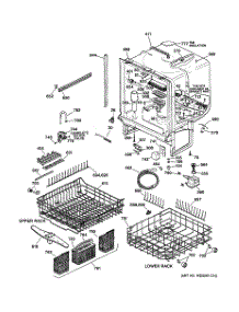 02 - Body Parts parts for Ge Dishwasher GSD5940F01SS from AppliancePartsPros.com