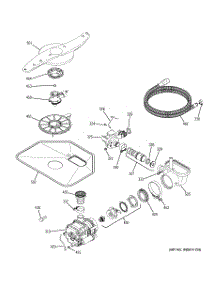05 - Motor-Pump Mechanism parts for Ge Dishwasher GLD5700N00WW from AppliancePartsPros.com