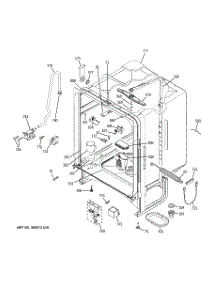 02 - Body Parts parts for Ge Dishwasher GLD5750N00CS from AppliancePartsPros.com
