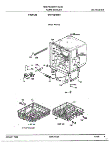 Dishwasher Page 4 parts for Ge Dishwasher SIG1482A68BA from AppliancePartsPros.com