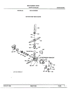 Motor Pump Mechanism parts for Ge Dishwasher SIG1482A68BA from AppliancePartsPros.com