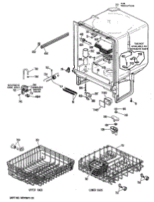 02 - Section2 parts for Ge Dishwasher GSD630P-49WA from AppliancePartsPros.com
