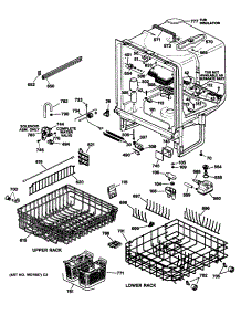 02 - Section2 parts for Ge Dishwasher GSD1930T65WW from AppliancePartsPros.com
