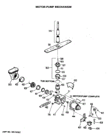 03 - Section3 parts for Ge Dishwasher GSM603P-49AW from AppliancePartsPros.com