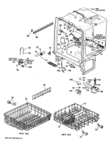 02 - Section2 parts for Ge Dishwasher GSC1120S03 from AppliancePartsPros.com