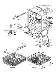 02 - Section2 parts for Ge Dishwasher GSD1125S48 from AppliancePartsPros.com
