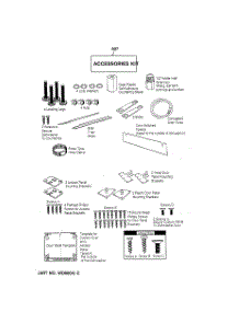 04 - Accessories parts for Ge Dishwasher ZBD4800X from AppliancePartsPros.com