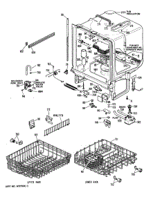 02 - Section2 parts for Ge Dishwasher GSD2920S48BA from AppliancePartsPros.com