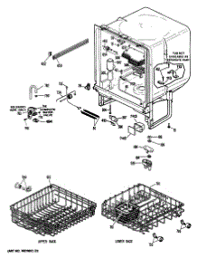 02 - Section2 parts for Ge Dishwasher LUD3100V57WB from AppliancePartsPros.com