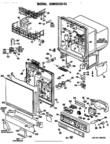 Tub / Racks / Control Panel parts for Ge Dishwasher GSM603D-01 from AppliancePartsPros.com