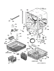 02 - Body Parts parts for Ge Dishwasher ZBD3500Z02BB from AppliancePartsPros.com