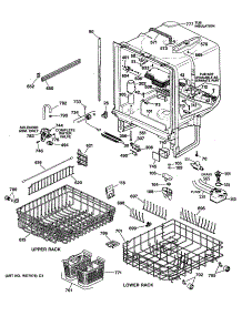 02 - Section2 parts for Ge Dishwasher ZBD3000V60BB from AppliancePartsPros.com