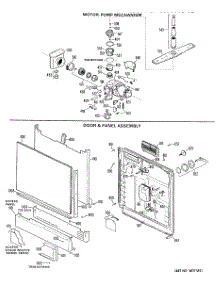 02 - Door & Panel Assembly parts for Ge Dishwasher GSD900D-02 from AppliancePartsPros.com