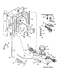 02 - Section2 parts for Ge Dishwasher ZBD4100S00BK from AppliancePartsPros.com