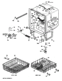 02 - Section2 parts for Ge Dishwasher GSD660P-49BA from AppliancePartsPros.com
