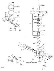 02 - Section2 parts for Ge Dishwasher GSD551W-54FK from AppliancePartsPros.com