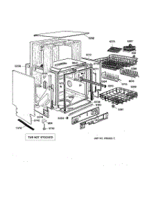 02 - Body Parts parts for Ge Dishwasher ZBD4700X from AppliancePartsPros.com