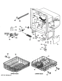 02 - Section2 parts for Ge Dishwasher GSM603T-64WW from AppliancePartsPros.com