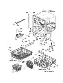 02 - Body Parts parts for Ge Dishwasher GSD4325Z02BB from AppliancePartsPros.com