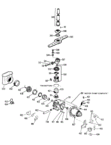 03 - Section3 parts for Ge Dishwasher GSD2800G01 from AppliancePartsPros.com