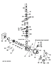03 - Section3 parts for Ge Dishwasher GSD3000B10 from AppliancePartsPros.com