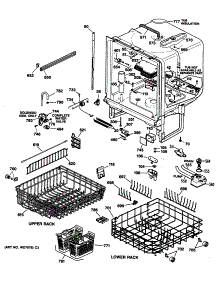 02 - Section2 parts for Ge Dishwasher GSD1910T62AA from AppliancePartsPros.com
