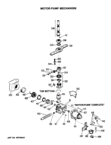 02 - Section2 parts for Ge Dishwasher GSD820P-35BA from AppliancePartsPros.com
