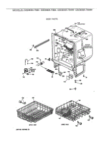 02 - Body Parts parts for Ge Dishwasher GSD936X-70WW from AppliancePartsPros.com
