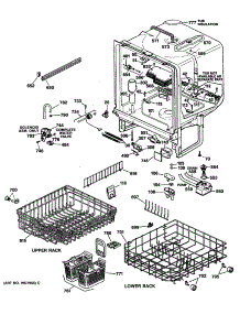 02 - Section2 parts for Ge Dishwasher GSD1430T55WW from AppliancePartsPros.com