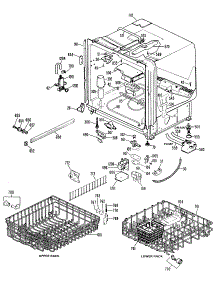 02 - Section2 parts for Ge Dishwasher GSD2600G01 from AppliancePartsPros.com