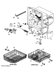 02 - Section2 parts for Ge Dishwasher GSM603T-60WW from AppliancePartsPros.com