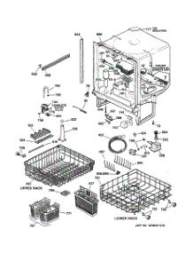 02 - Body Parts parts for Ge Dishwasher GSD4940ZZ0SS from AppliancePartsPros.com