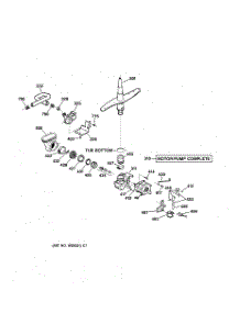 03 - Motor-Pump Mechanism parts for Ge Dishwasher GSD4940ZZ0SS from AppliancePartsPros.com