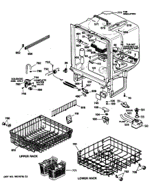 02 - Section2 parts for Ge Dishwasher GSD1200T62 from AppliancePartsPros.com