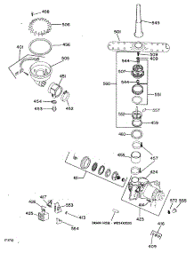 02 - Section2 parts for Ge Dishwasher GSC724--55 from AppliancePartsPros.com