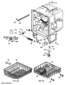 02 - Section2 parts for Ge Dishwasher GSD850T-60 from AppliancePartsPros.com