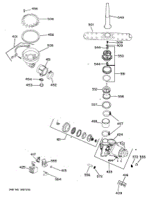 02 - Section2 parts for Ge Dishwasher GSD390W-54 from AppliancePartsPros.com