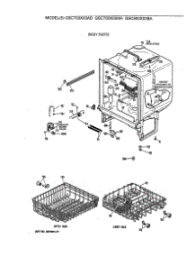 02 - Body Parts parts for Ge Dishwasher GSC700X03AD from AppliancePartsPros.com