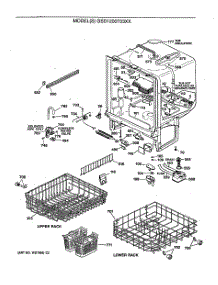 02 - Section2 parts for Ge Dishwasher GSD1200T03XX from AppliancePartsPros.com