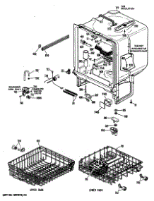 02 - Section2 parts for Ge Dishwasher GSD750T-60WB from AppliancePartsPros.com