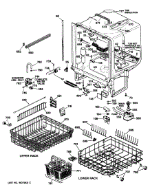 02 - Section2 parts for Ge Dishwasher GSD2920T55BB from AppliancePartsPros.com